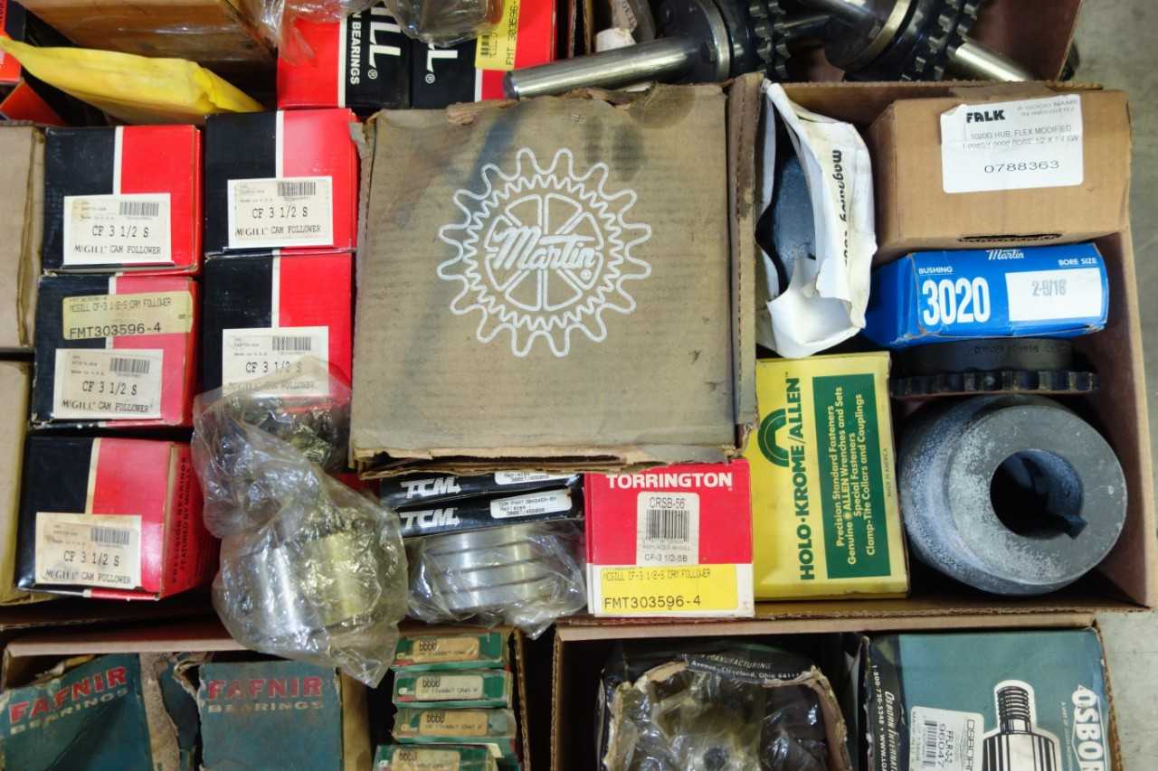 2 PALLETS OF ASSORTED POWER TRANSMISSION REPLACEMENT PARTS - POWER TRANSMISSION