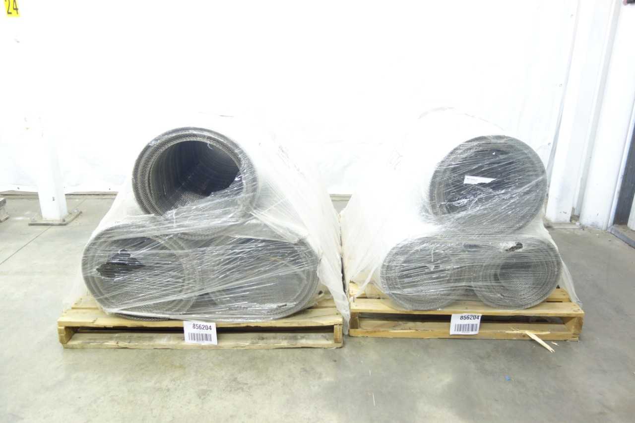 6 ROLLS OF STAINLESS STEEL MESH SCREEN - MATERIAL HANDLING