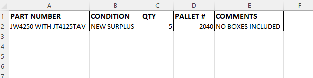 NEW SURPLUS BREAKERS - MISCELLANEOUS