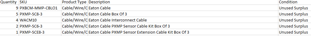 Quantity of 21x Assorted Cable/Wire/Cord/Outlets - ELECTRICAL COMPONENTS Quantity of 21x Assorted Cable/Wire/Cord/Outlets - ELECTRICAL COMPONENTS