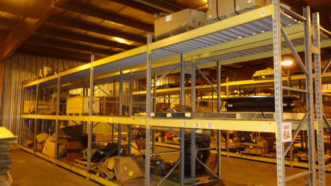 CONTENTS OF 3 RACK ROWS & FLOOR, REPLACEMENT PARTS - PLANT & FACILITY