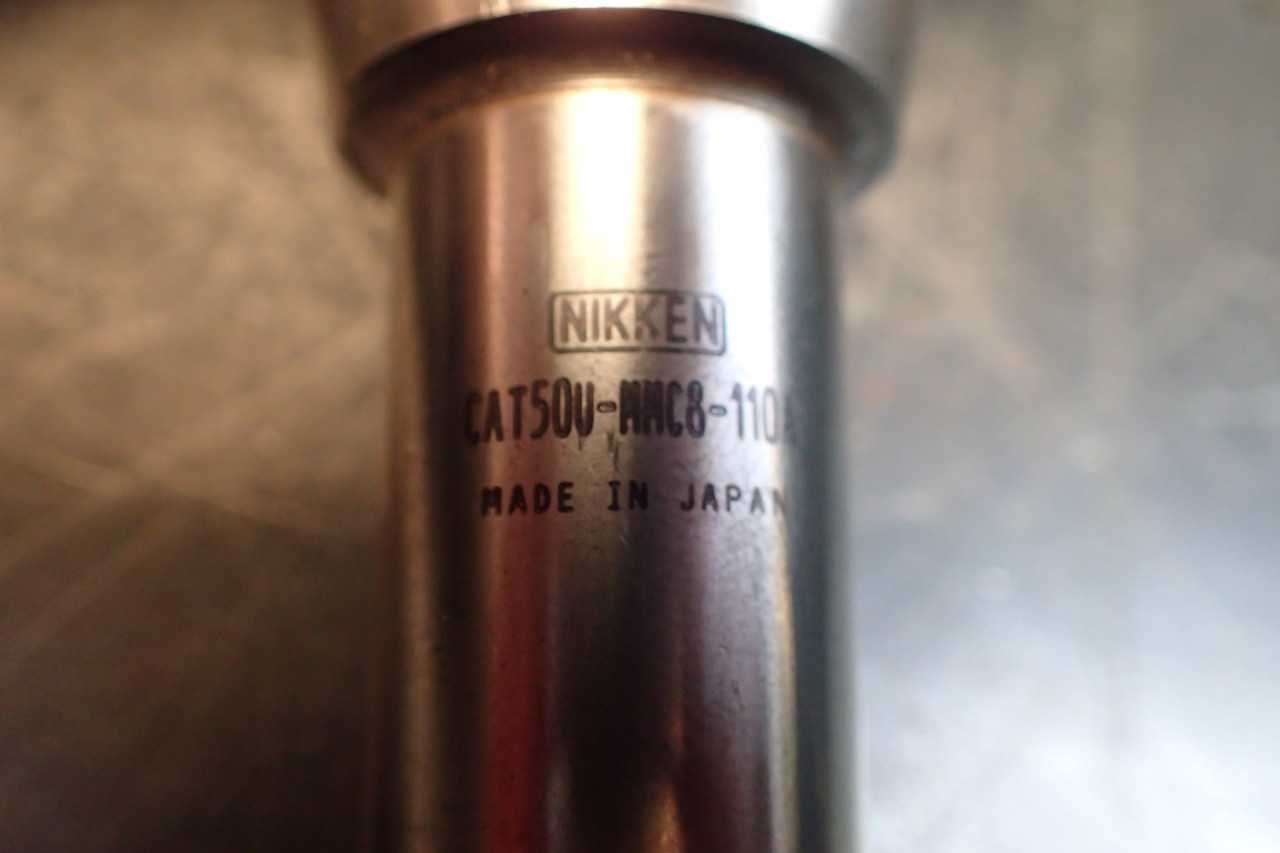 Nikken CAT50U-MMC8-110A VMK-8 Collet Chuck CAT-50 V-Flange Taper Shank - MACHINING ACCESSORIES & TOOLING