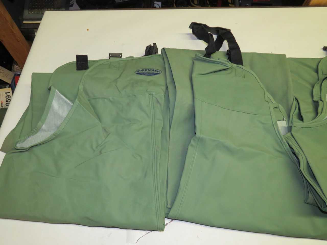 LOT OF ASSORTED HURRICANE FLAME RETARDANT, OIL RESISTANT RAINWEAR - SAFETY SWITCH