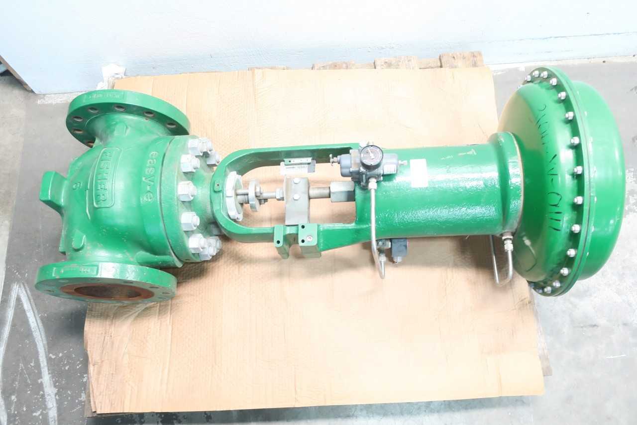 FISHER TYPE ET PNEUMATIC TYPE 667 300 STEEL FLANGED 6IN CONTROL VALVE - CONTROL VALVE