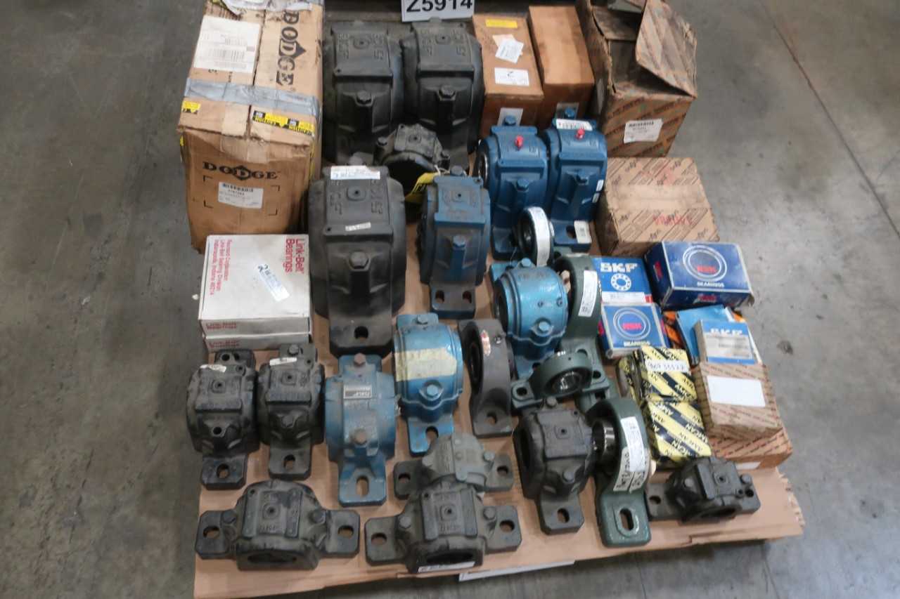 1 PALLET OF ASSORTED BEARINGS - BEARINGS