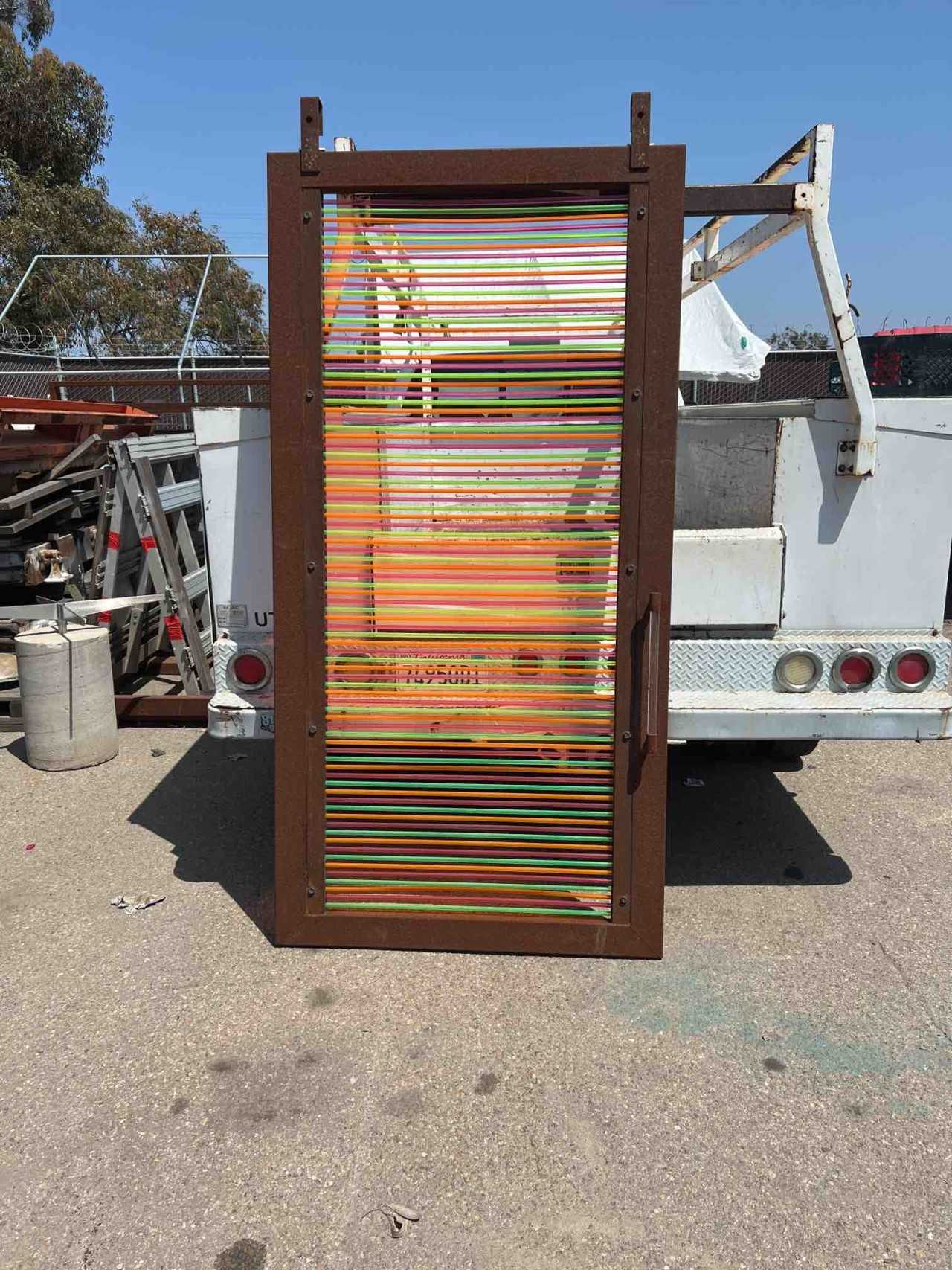 Steele Frame Barn Door - MATERIAL HANDLING Steele Frame Barn Door - MATERIAL HANDLING