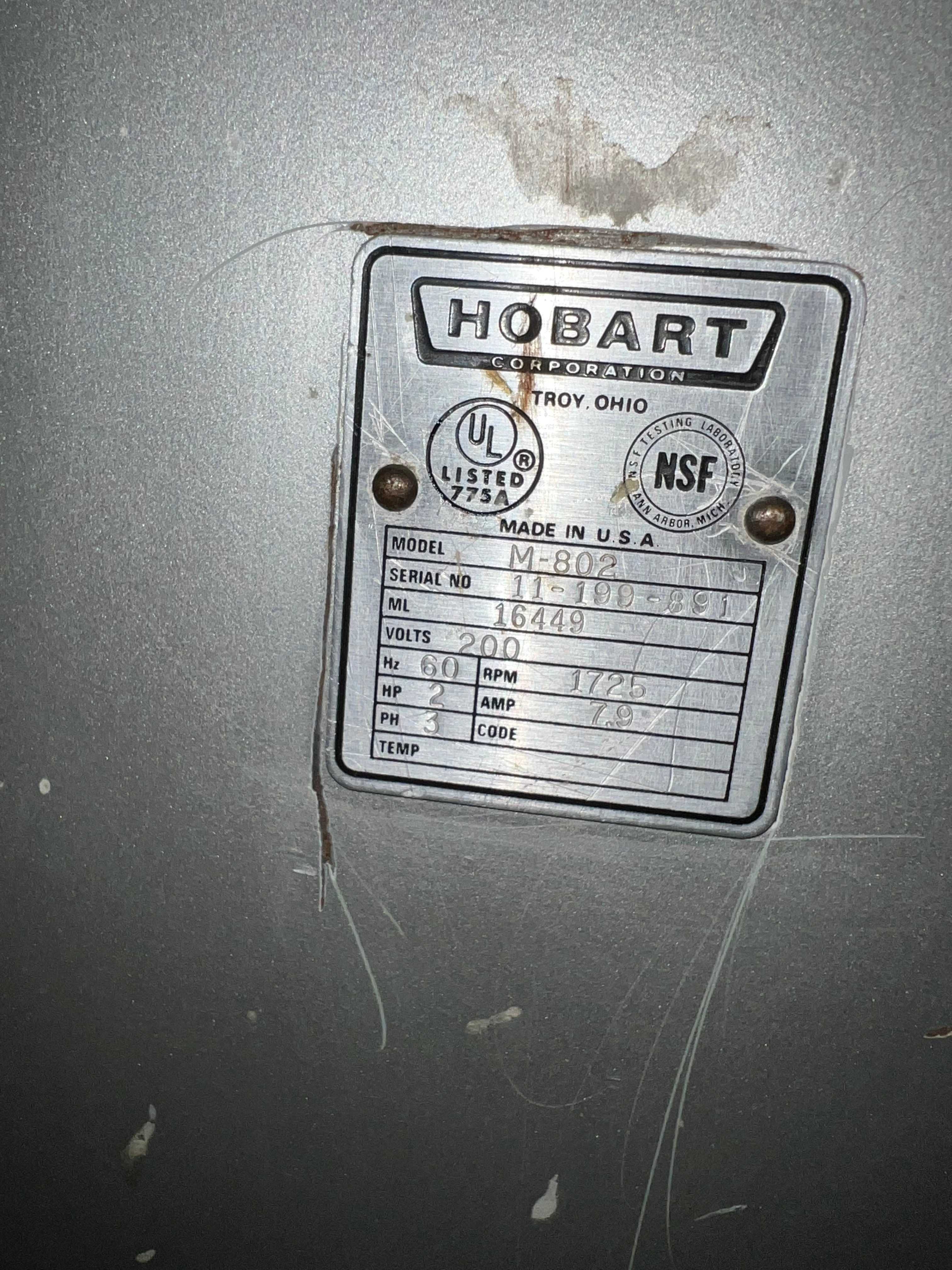 Hobart 140 Quart Planetary Mixer - FOOD & BEVERAGE