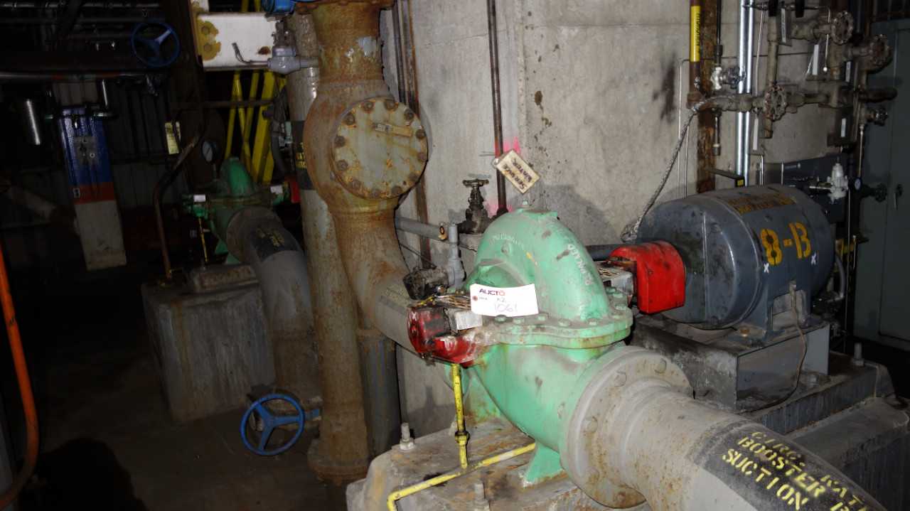 LOT OF 2 WORTHINGTON 6LR-10 SPLIT CASE PUMPS 40HP - CONTROL VALVE
