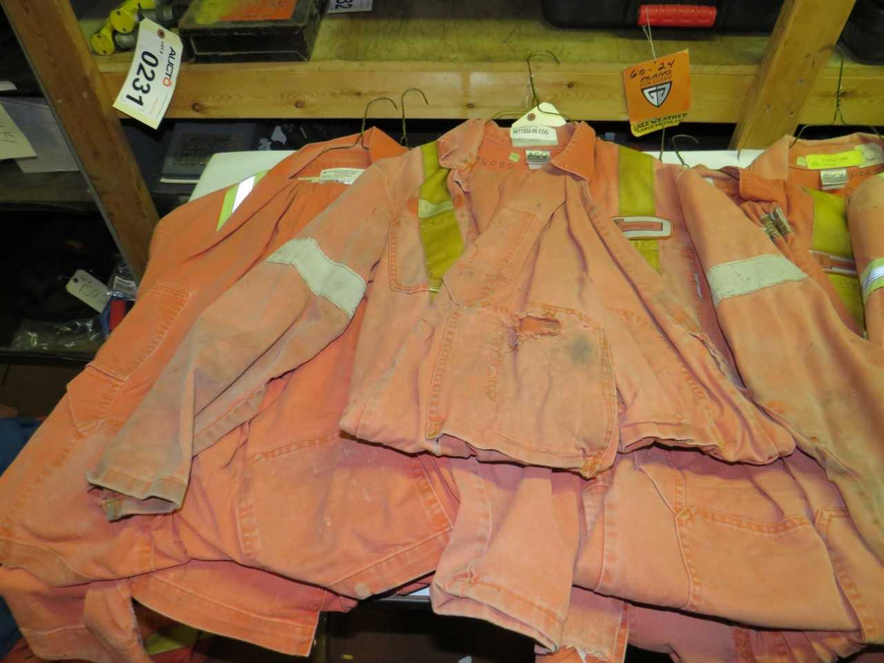 LOT OF 10 ASSORTED FLAME RESISTANT COVERALLS - SAFETY EQUIPMENT