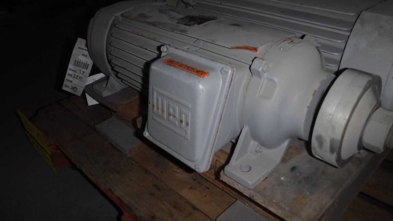 7 HP 3510 RPM 80L Frame WEG Saw Arbor Motor - MISCELLANEOUS