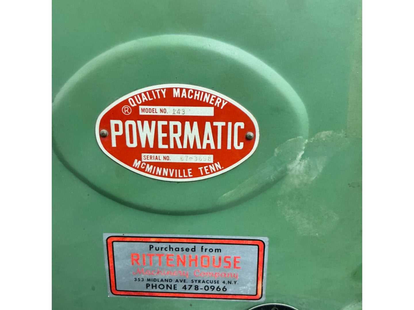 POWERMATIC 143 VERTICAL BAND SAW