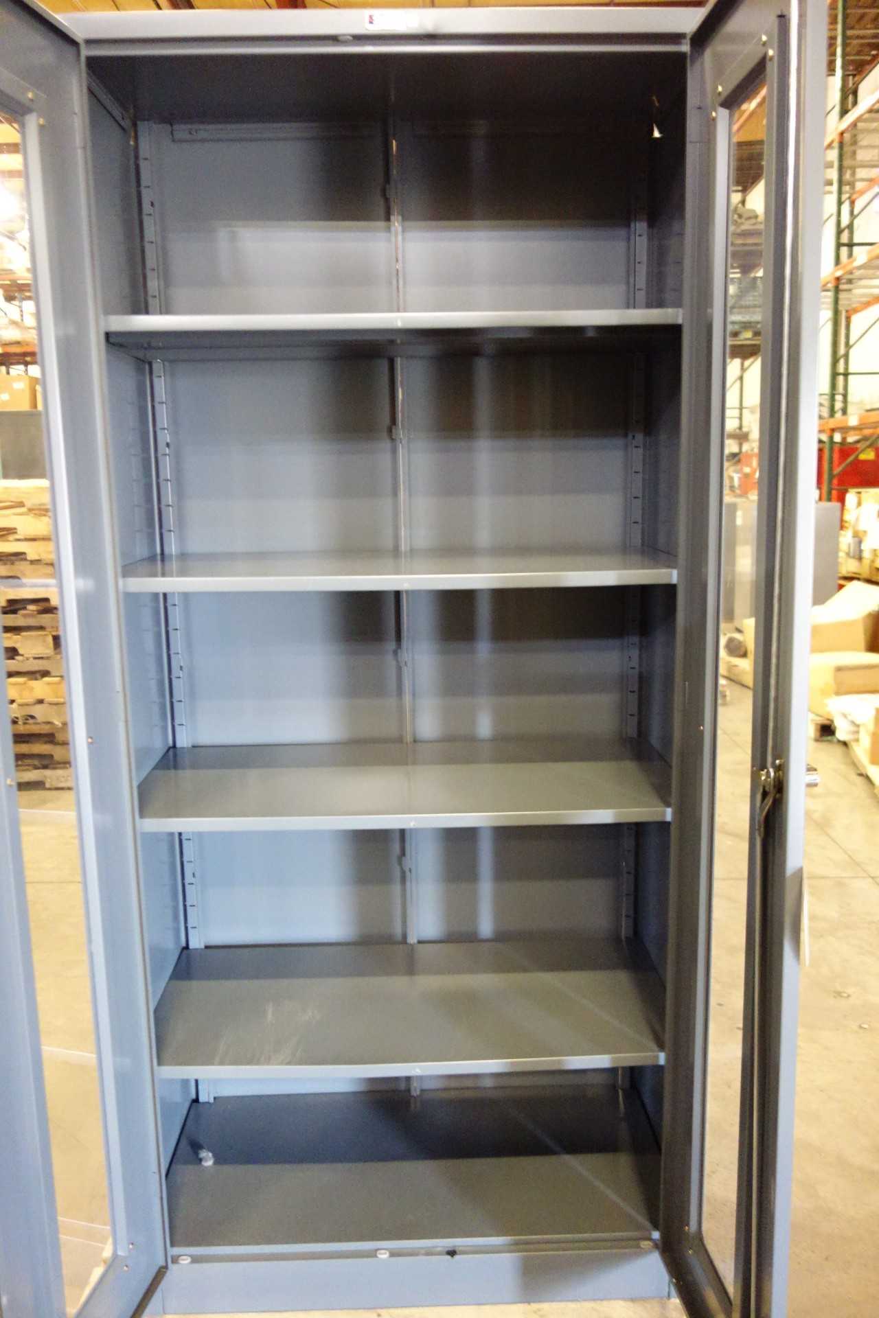 GLOBAL INDUSTRIAL CLEAR VIEW STORAGE CABINET - TOOL STORAGE