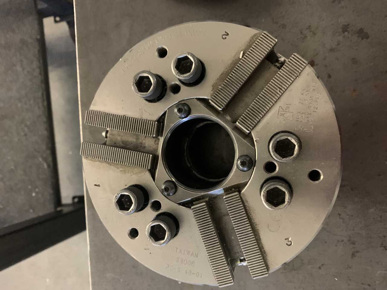 Logan MMK 6" 3-Jaw A26 Hydraulic Chuck - LATHE PARTS