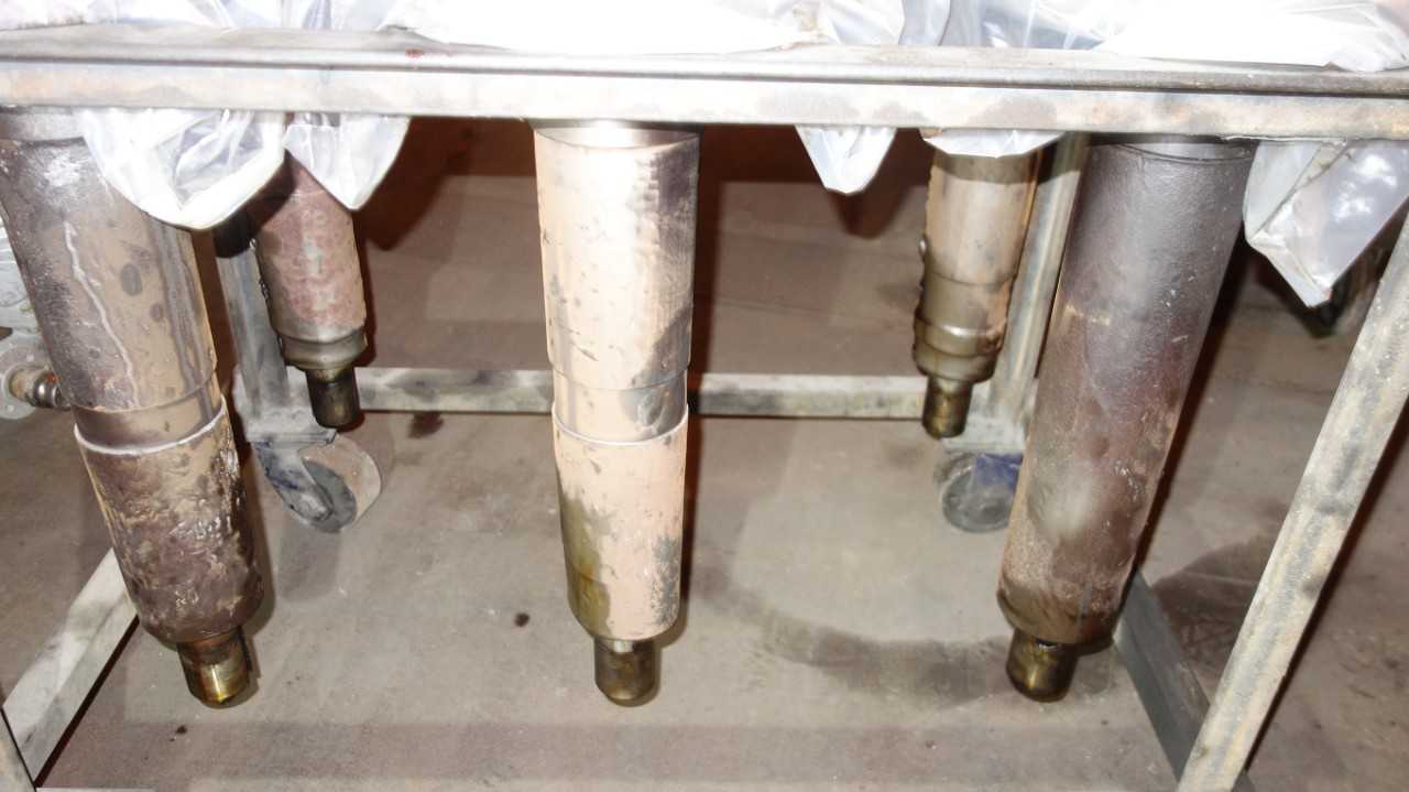 LOT OF 6 STEEL REPLACEMENT SHAFTS - POWER TRANSMISSION