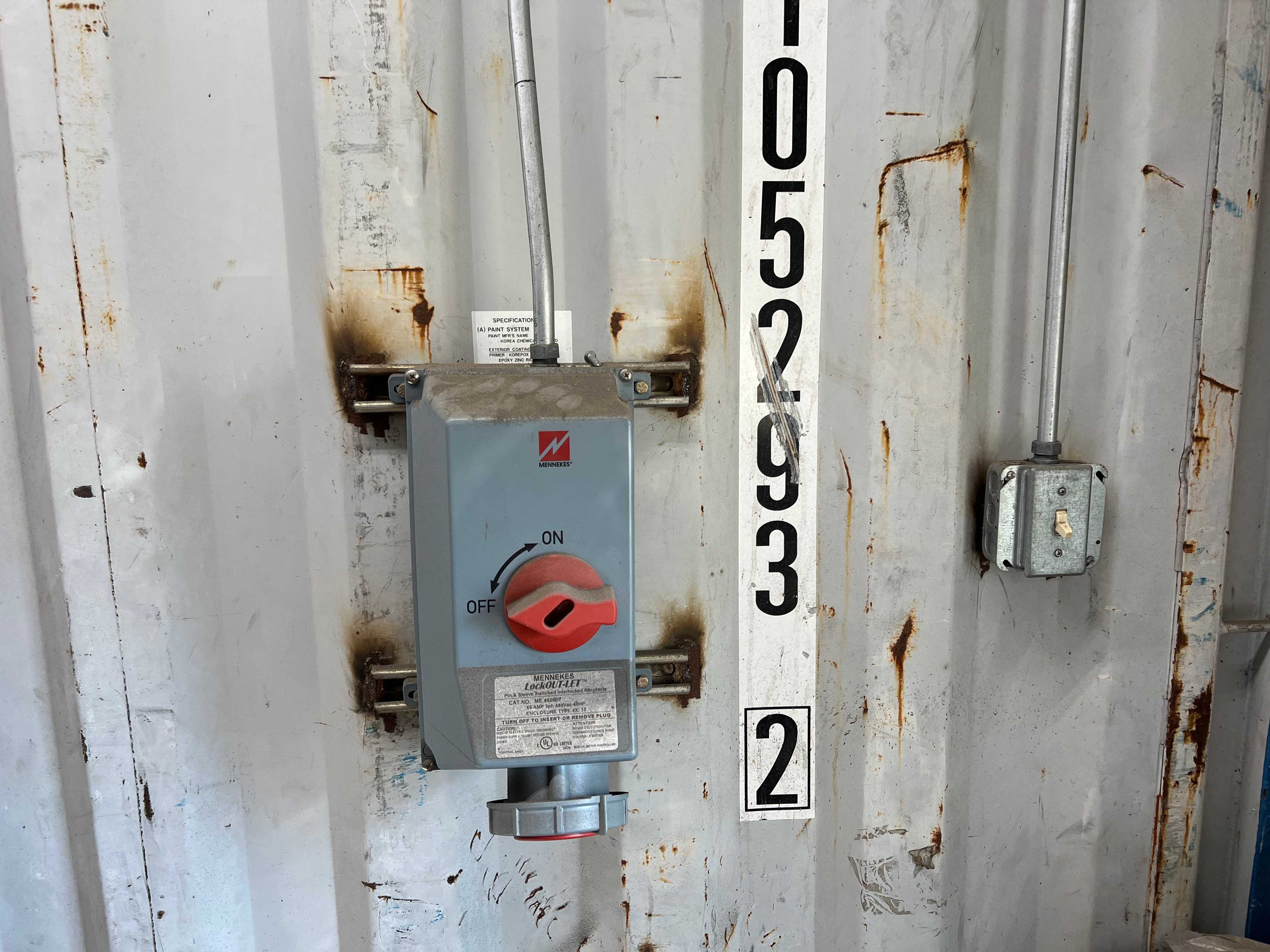 CONEX CONTAINER WITH SHEVLING (NO CONTENTS) - TRAILERS