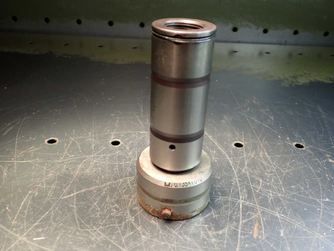 Wilson .125" x 1.000" +.010 Rectangular Turret Press Punch & Die Set 1-7/8" Base - MACHINING ACCESSORIES & TOOLING