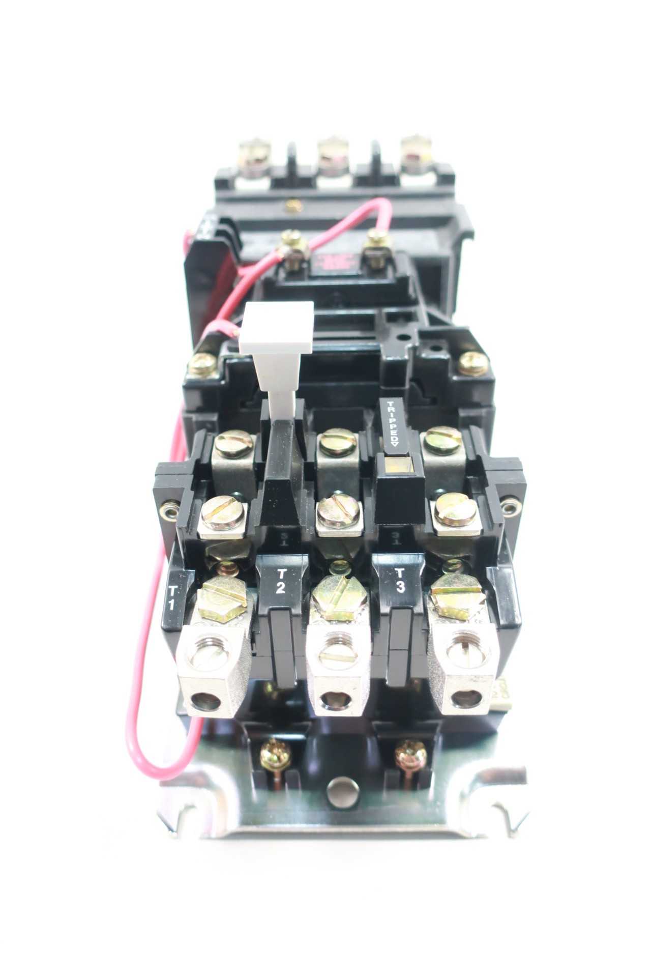 ALLEN BRADLEY 509-COD SER B 115-120V-AC 25HP SIZE 2 FULL VOLTAGE STARTER - MOTOR STARTERS