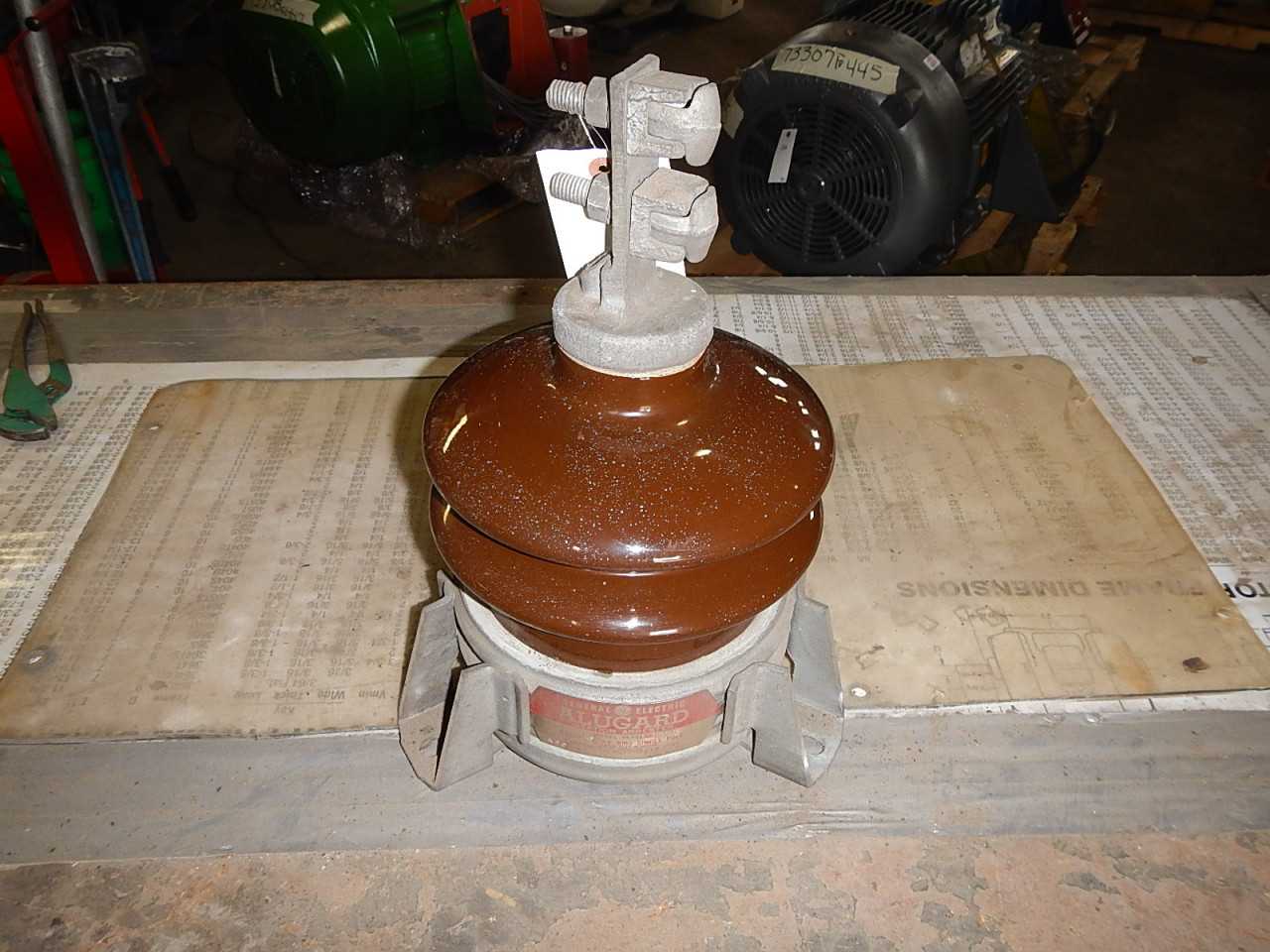 Lot of 3 6 KV RMS GE Station Arresters - LIGHTING