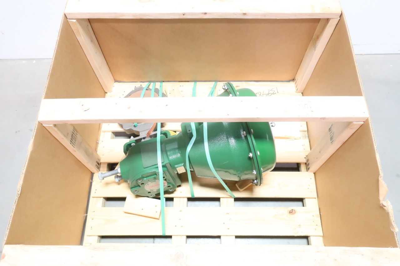 FISHER 8580 PNEUMATIC 2052-3 150 STAINLESS WAFER 6IN CONTROL VALVE - CONTROL VALVE