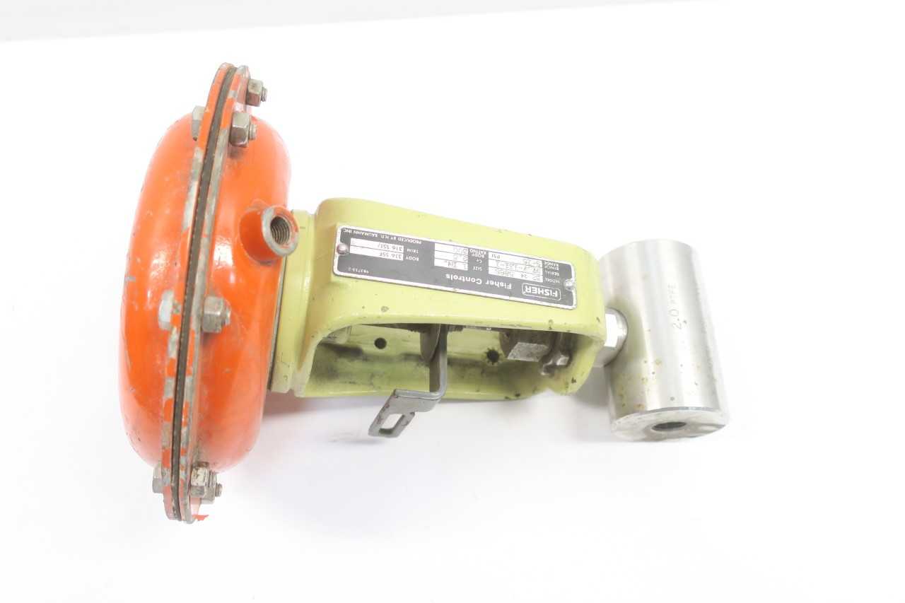 FISHER 32-24588S BAUMANN PNEUMATIC 300 STAINLESS THREADED 1/2IN NPT CONTROL VALVE - CONTROL VALVE