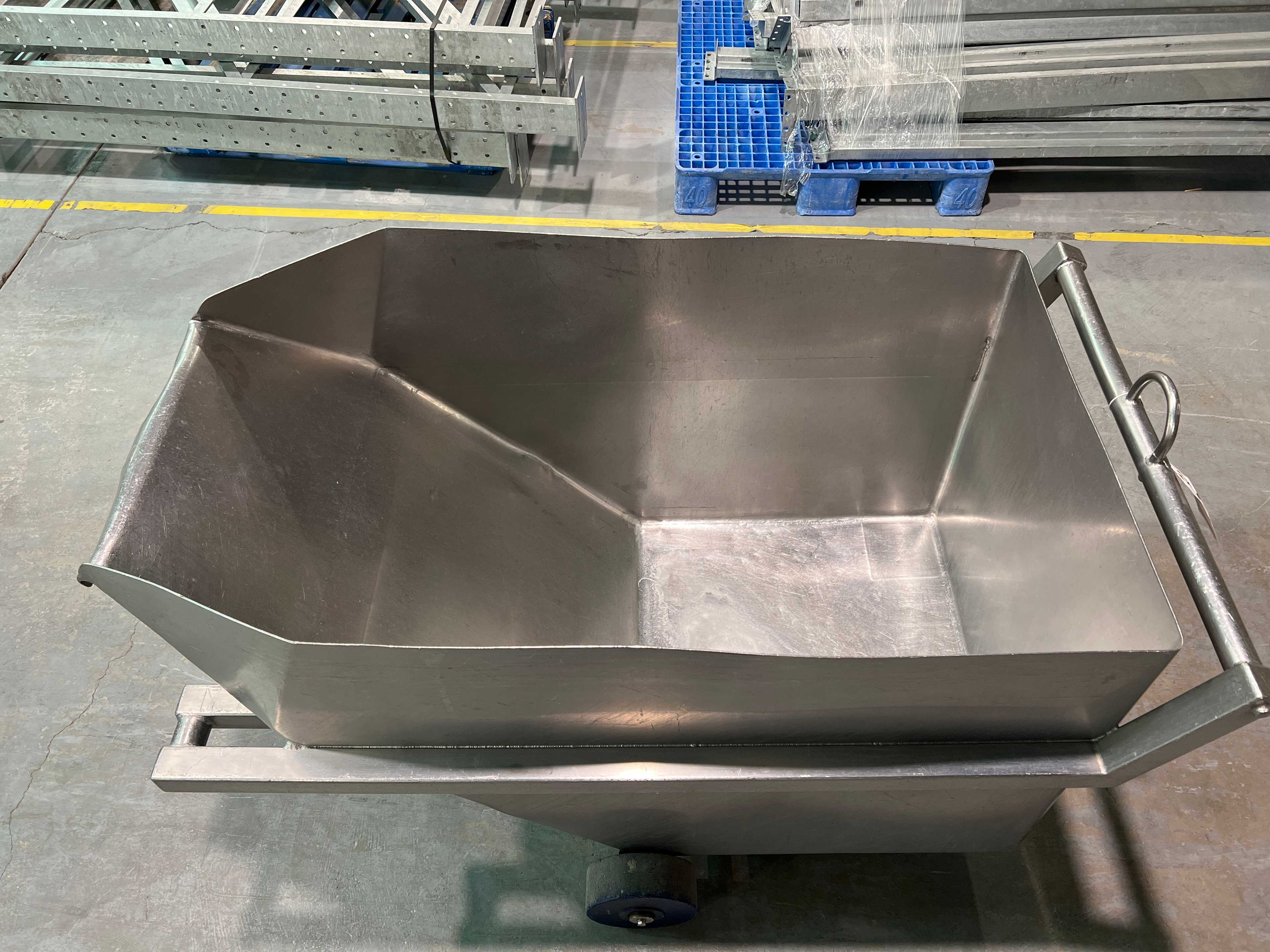 Stainless Steel Dump Cart Hopper