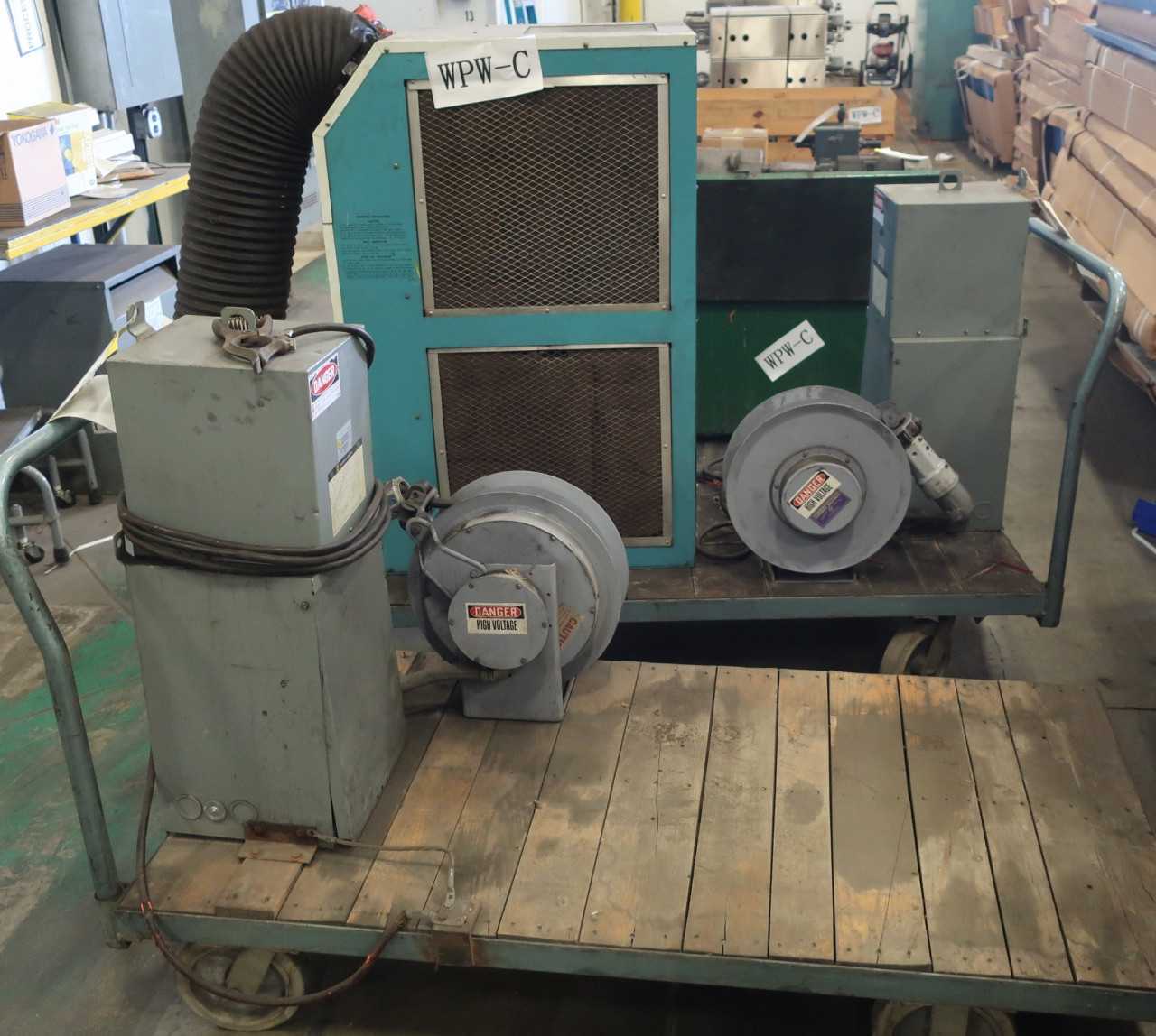 CARTS WITH TRANSFORMERS, DISCONNECTS, COOLER - ELECTRICAL COMPONENTS