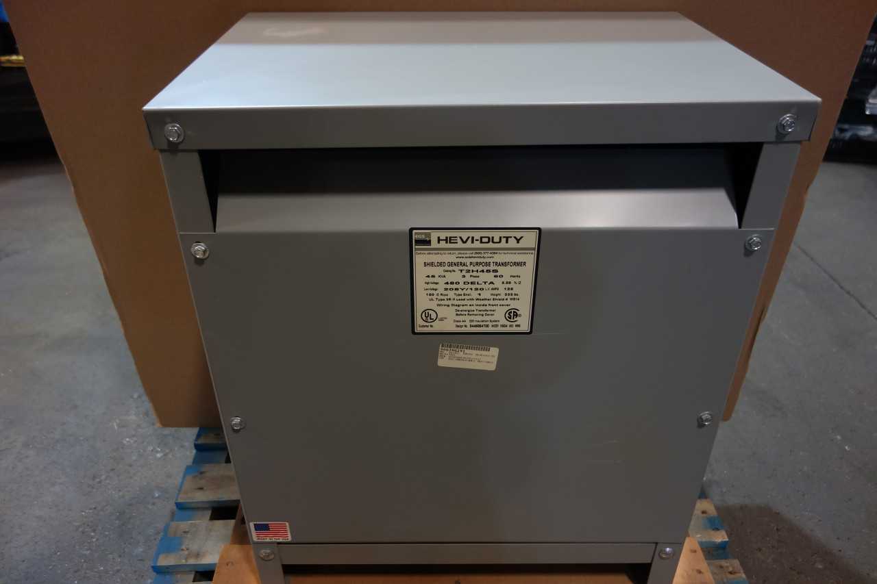 EGS HEAVY DUTY SHIELDED GENERAL PURPOSE TRANSFORMER T2H45S 45KVA 3 PHASE 60HZ - CONTROL TRANSFORMERS