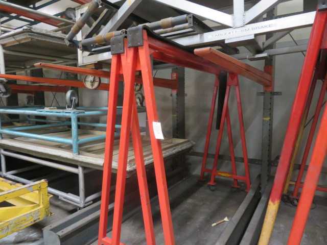 A Frames Racks (3) each - PALLET RACKING