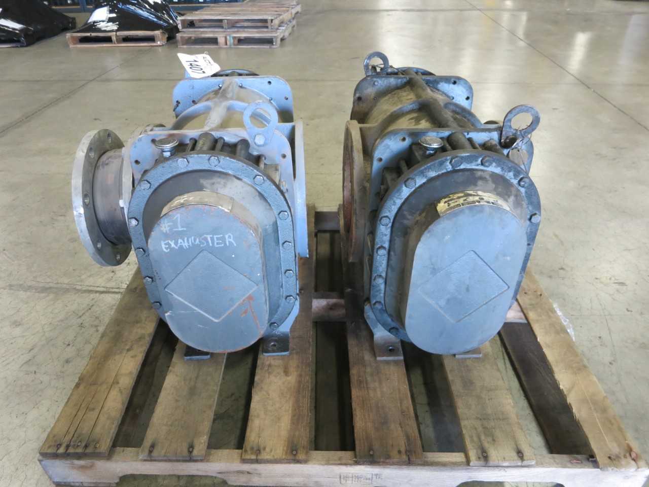 LOT OF 2 TUTHILL 6016-17T2 ROTARY LOBE BLOWERS - ROTARY LOBE BLOWER