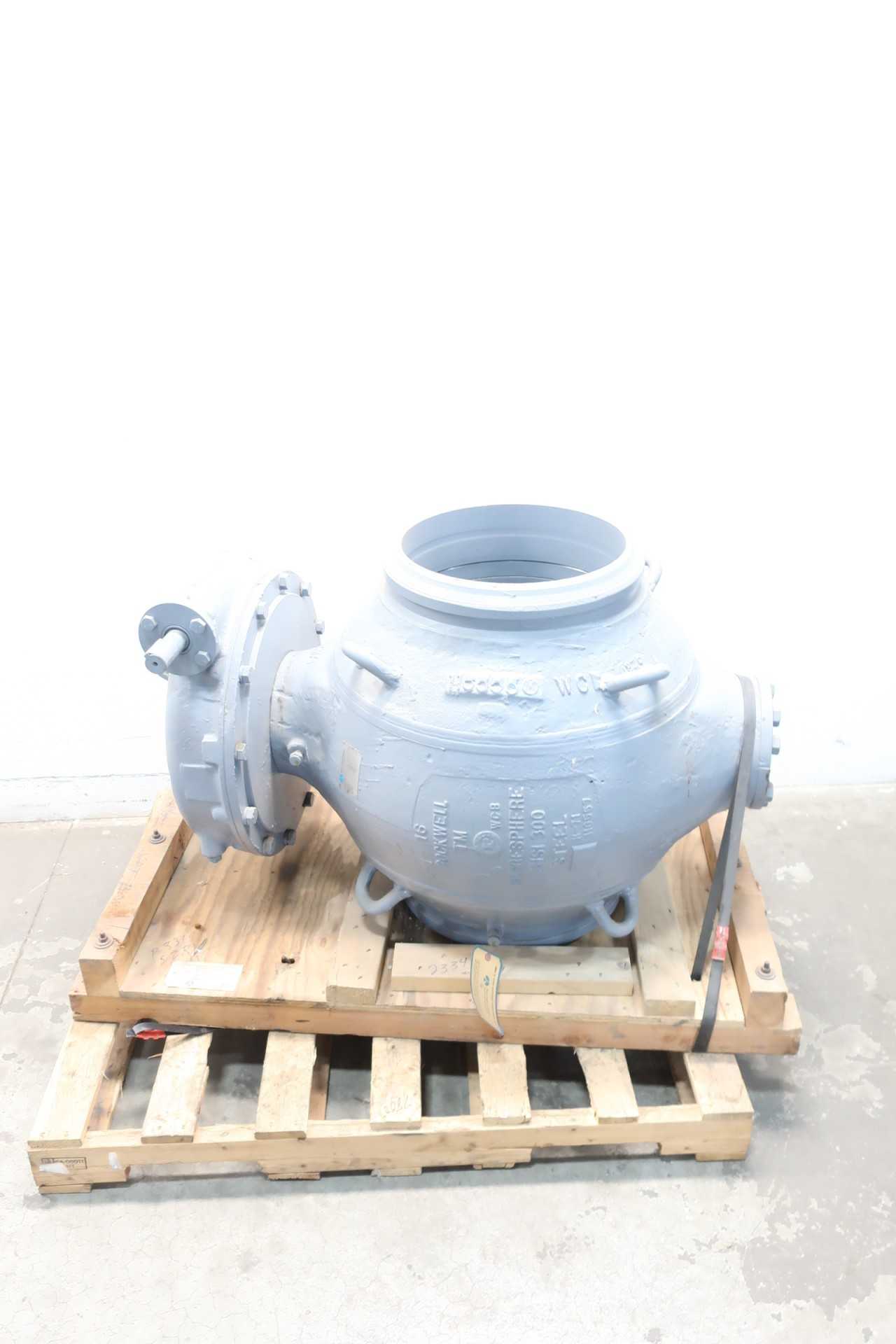 ROCKWELL A39-1/2 HYPRESHERE 300 STEEL BUTT WELD 16IN BALL VALVE - BALL VALVE
