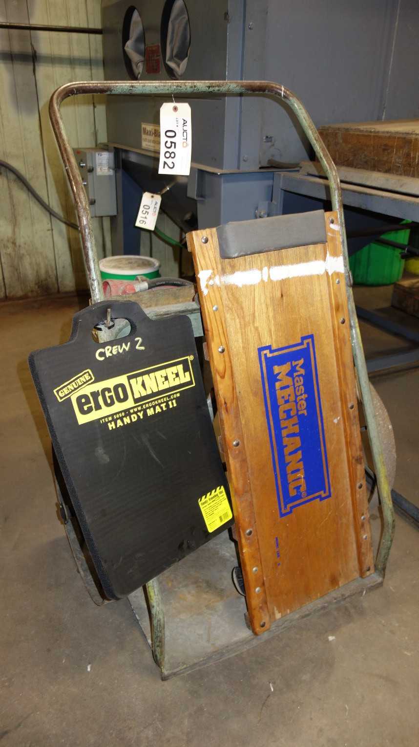 MOBILE HAND TRUCK WITH CREEPER - ROLLING CARTS
