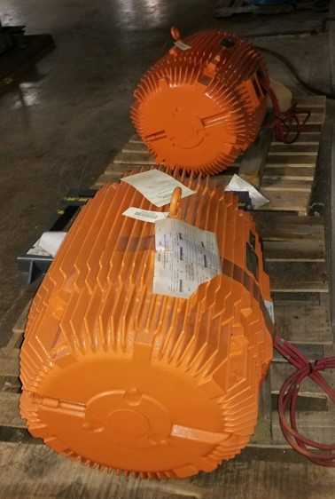 Lot of 2 Reliance 100hp Motors - ELECTRIC MOTORS Lot of 2 Reliance 100hp Motors - ELECTRIC MOTORS