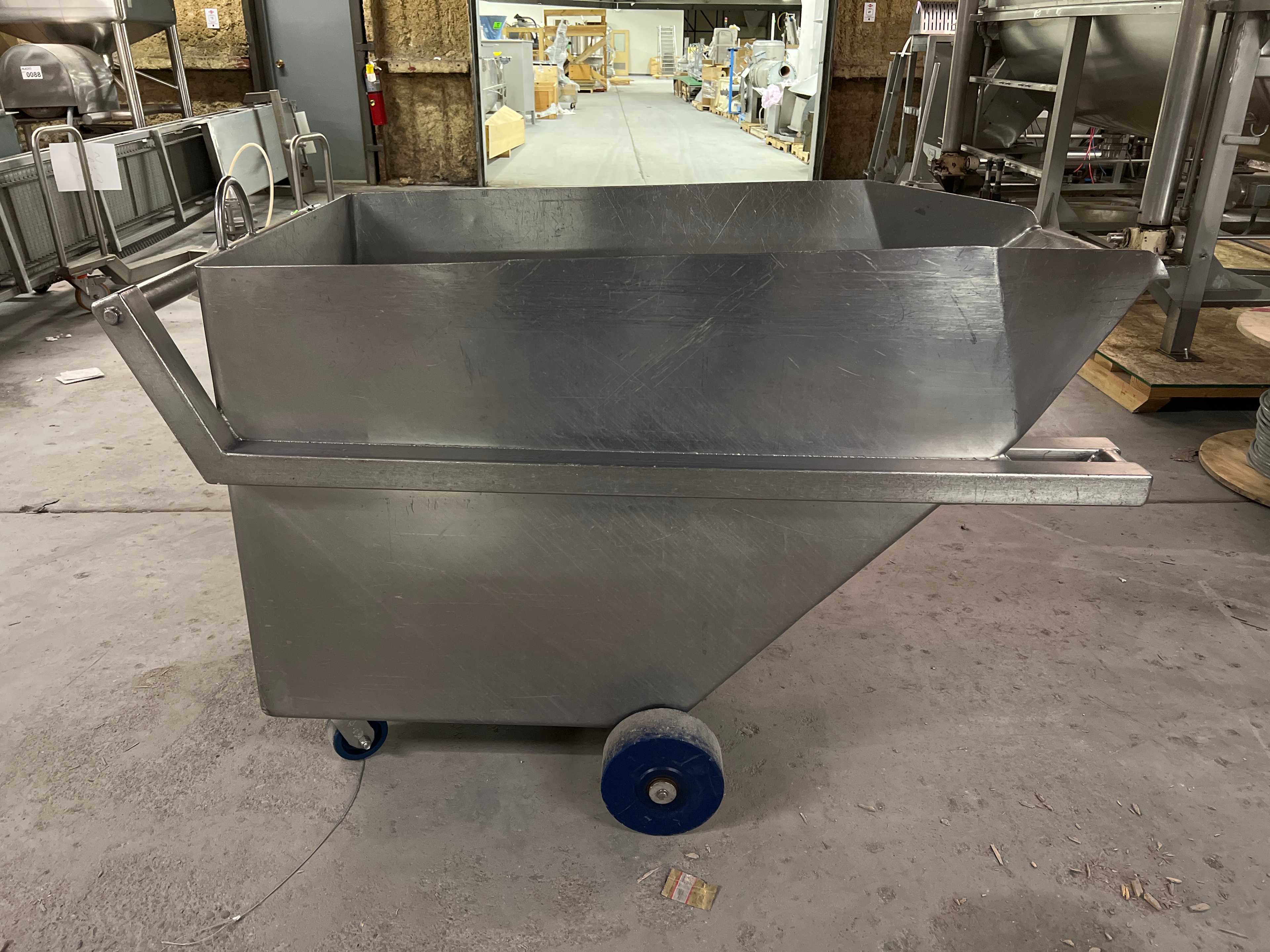 Stainless Steel Dump Cart Hopper