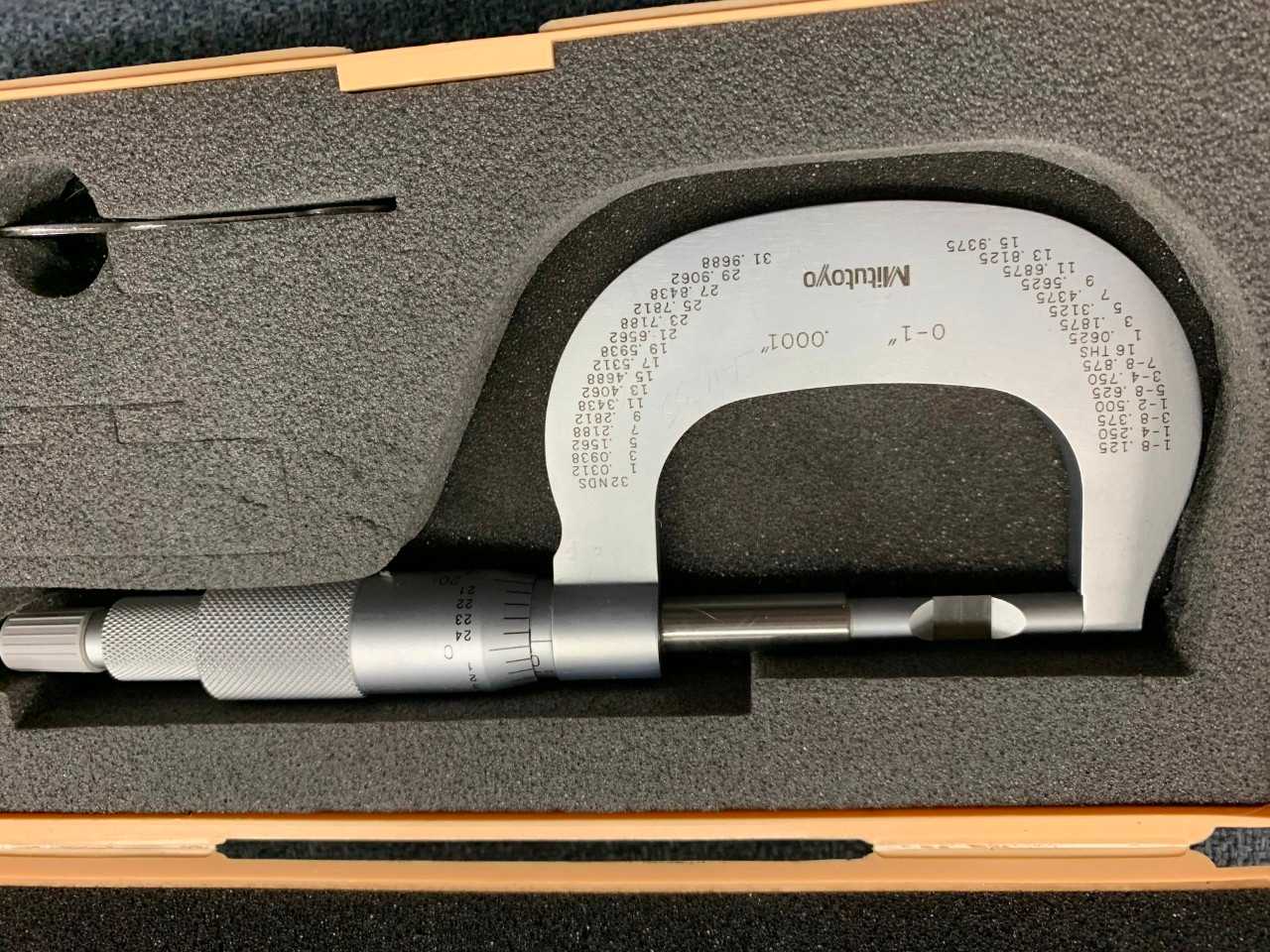 Mitutoyo Micrometer - METAL INSPECTION EQUIPMENT Mitutoyo Micrometer - METAL INSPECTION EQUIPMENT