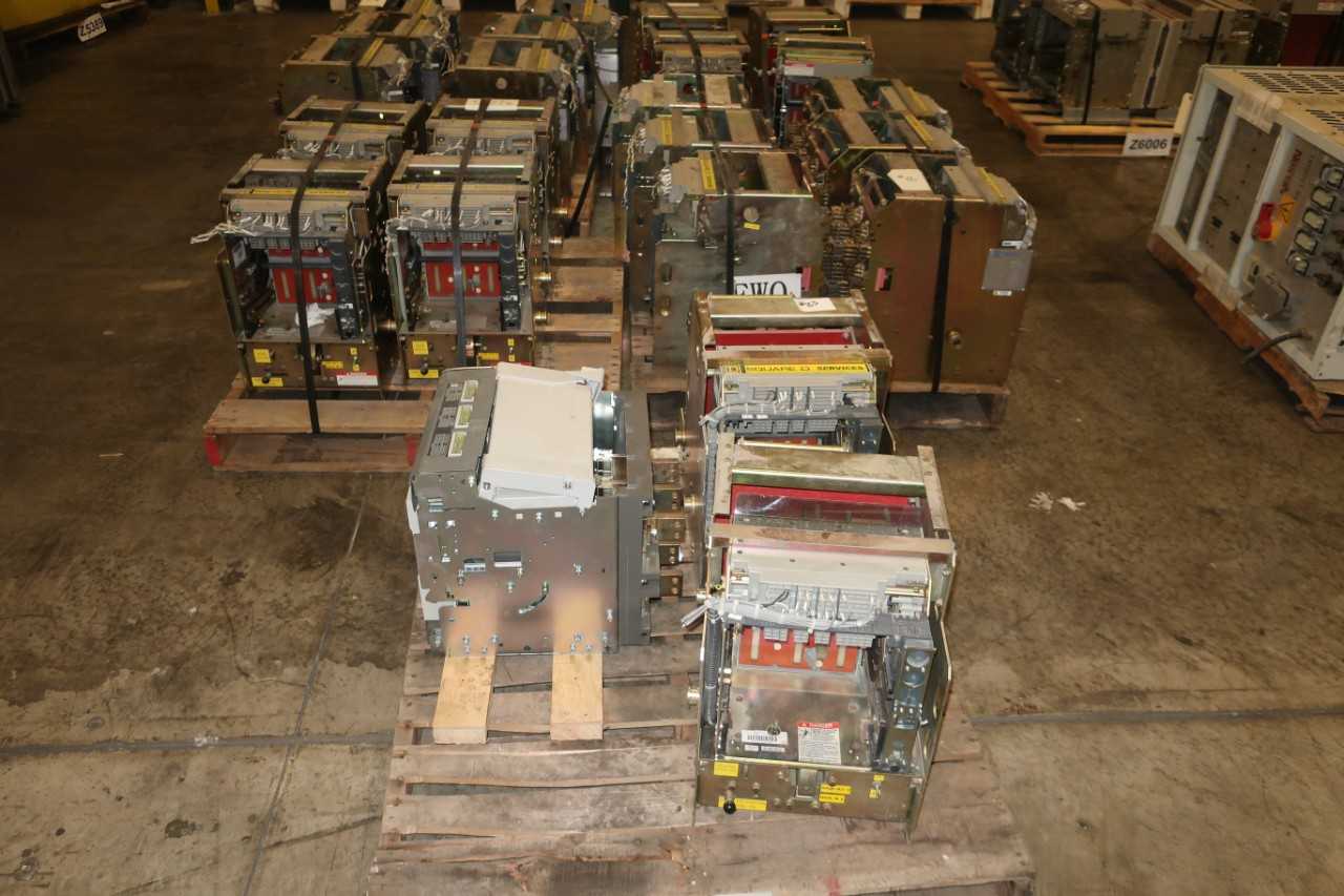 5 PALLETS OF ASSORTED CIRCUIT BREAKER SWITCHGEAR CHASIS - MISCELLANEOUS