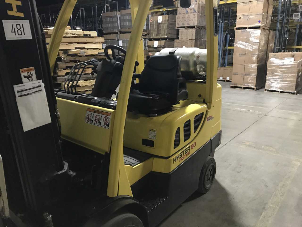 2008 Hyster S60FT LP sitdown counterbalance, Las Vegas, NV - FORKLIFTS
