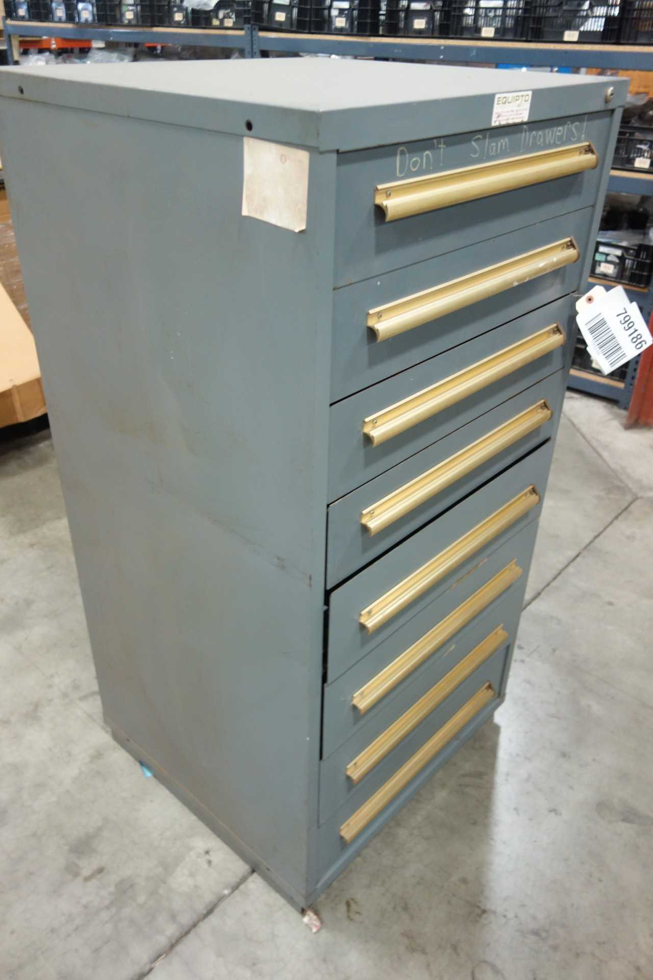 EQUIPTO 8 DRAWER TOOL CABINET - TOOL STORAGE