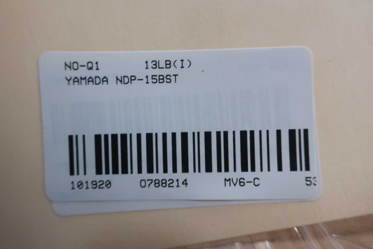 YAMADA NDP15BST DIAPHRAGM PUMP 100PSI 12IN NPT - DIAPHRAGM PUMP