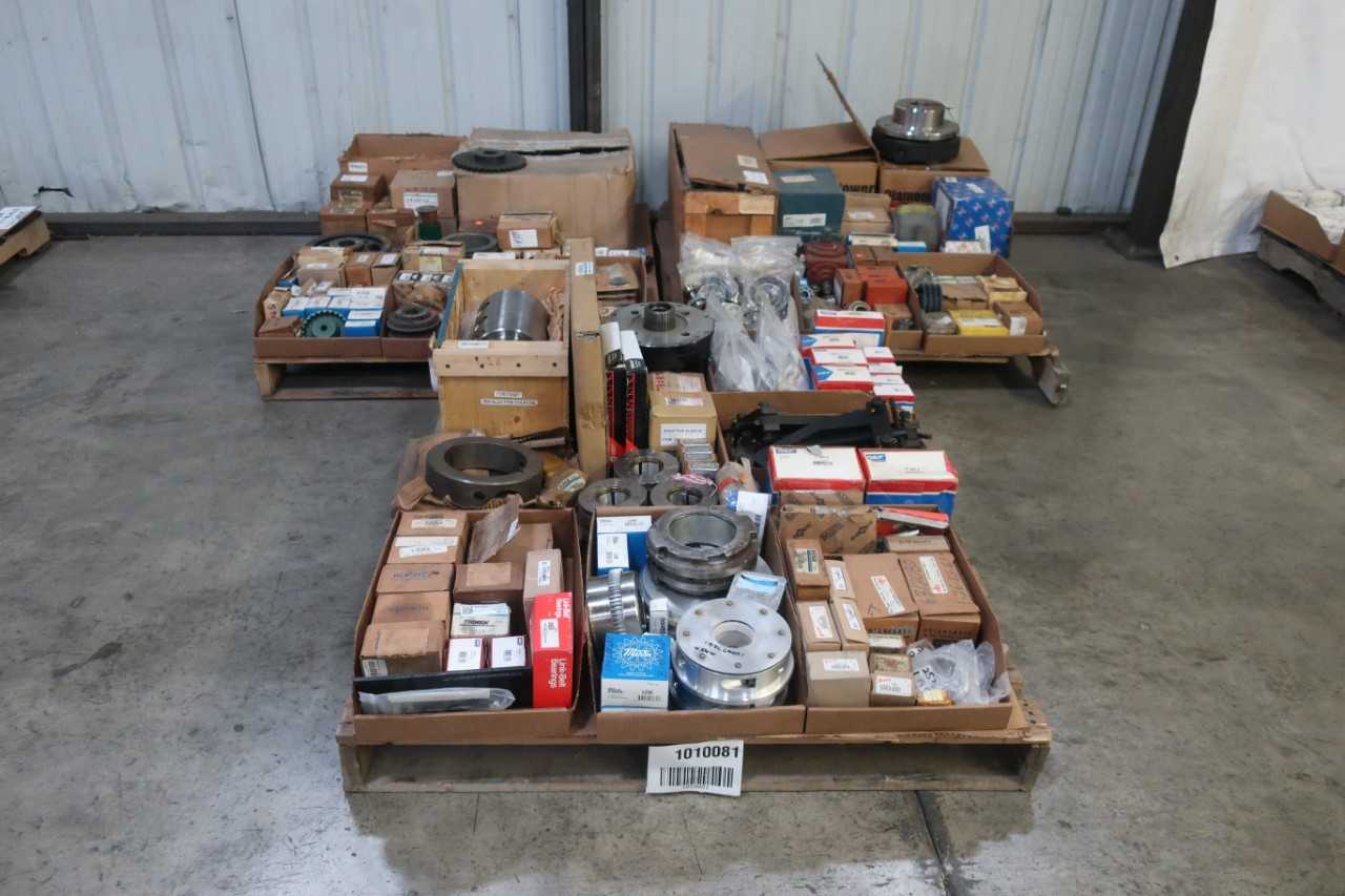 3 PALLETS OF ASSORTED POWER TRANSMISSION REPLACEMENT PARTS - POWER TRANSMISSION