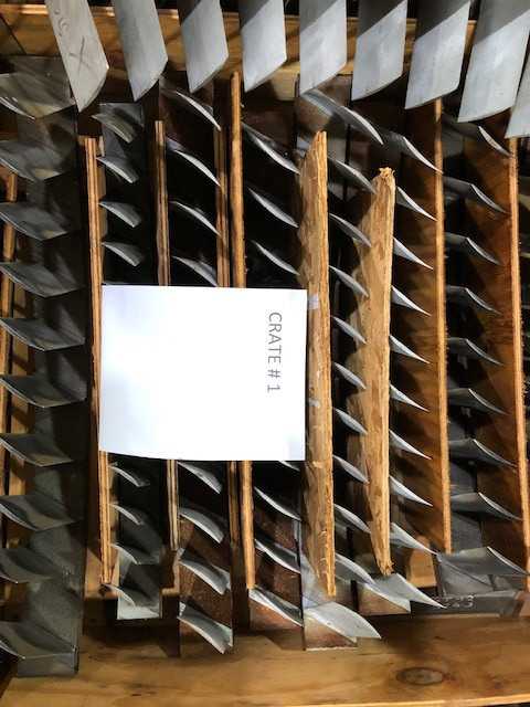 Crate #1 Vanes w/Carrier - STEAM TURBINES
