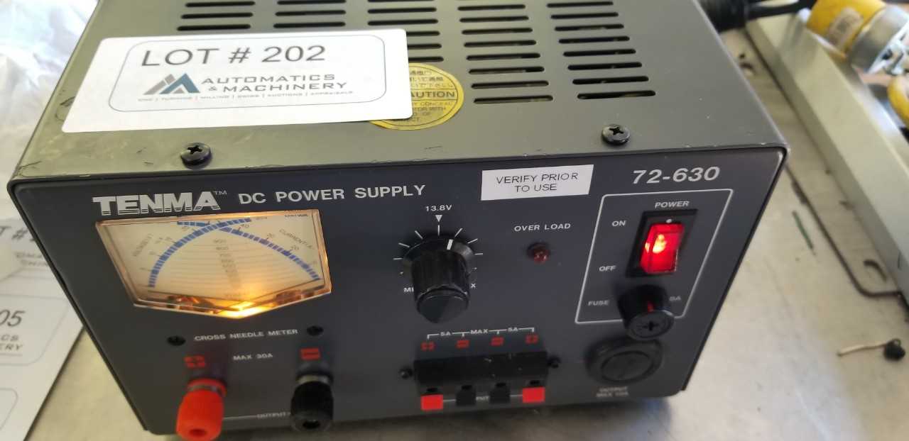 Tenma DC Power Supply - METAL INSPECTION EQUIPMENT Tenma DC Power Supply - METAL INSPECTION EQUIPMENT