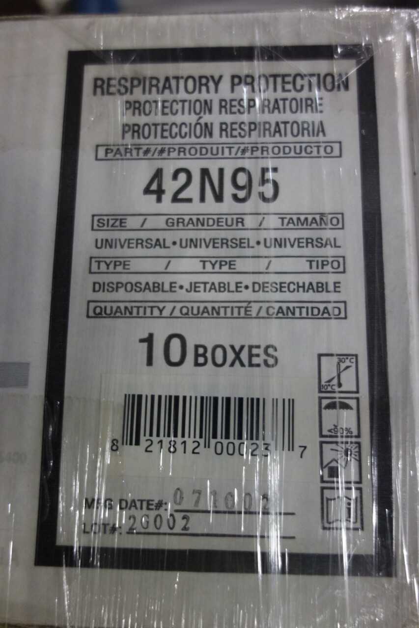 2 PALLETS OF ASSORTED NORTH RESPIRATORY PROTECTION BOXES OF 10 - ELECTRICAL COMPONENTS