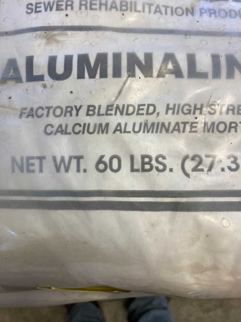 Lot of 3 Pallets With 56 Quadex Aluminaliner 60lb Bags of Mortar on Each Pallet **NEW** - INDUSTRIAL PARTS