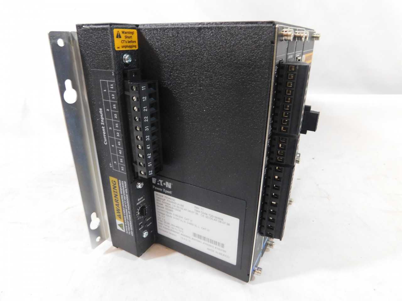 (2) Eaton PXM6051A1BB PLC Control 5A 100-240V Communications expansion card with 10/100 Base-T, 100F, RS-485, RS-232 ports 4 GB - AUTOMATION & CONTROLS