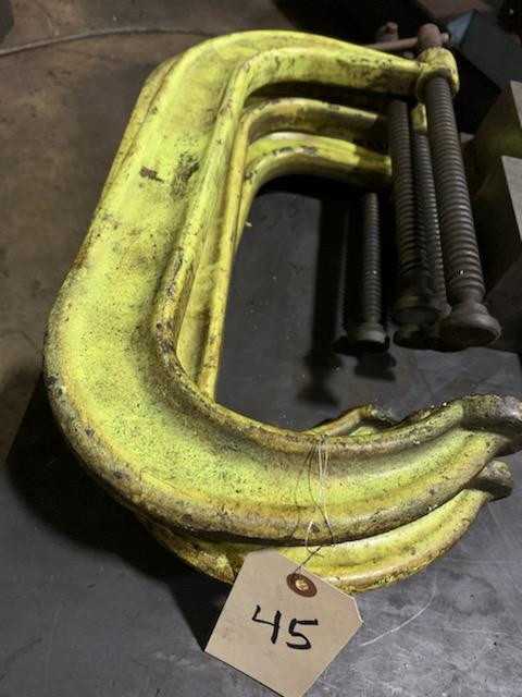 (5) quantity  C-Clamps - ELECTRIC POWER TOOLS