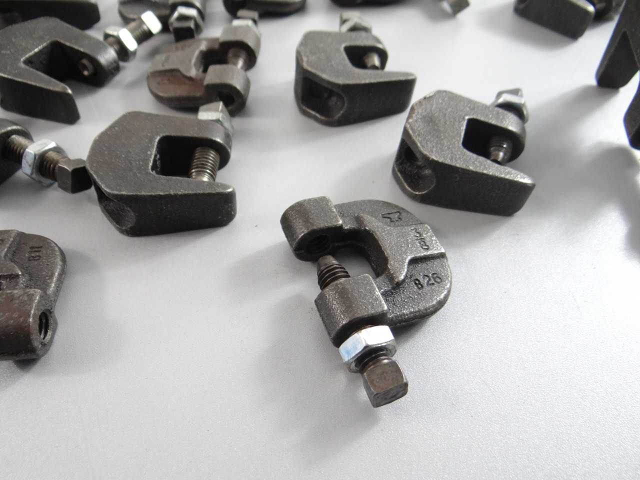 Lot of 21 Assorted Beam Clamps - ELECTRIC POWER TOOLS