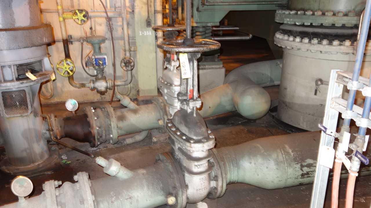 LOT OF 2 POWELL 1503FE 12IN STEEL GATE VALVE - VALVES