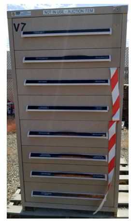 Lot of (2) Vidmar Cabinets - TOOL STORAGE