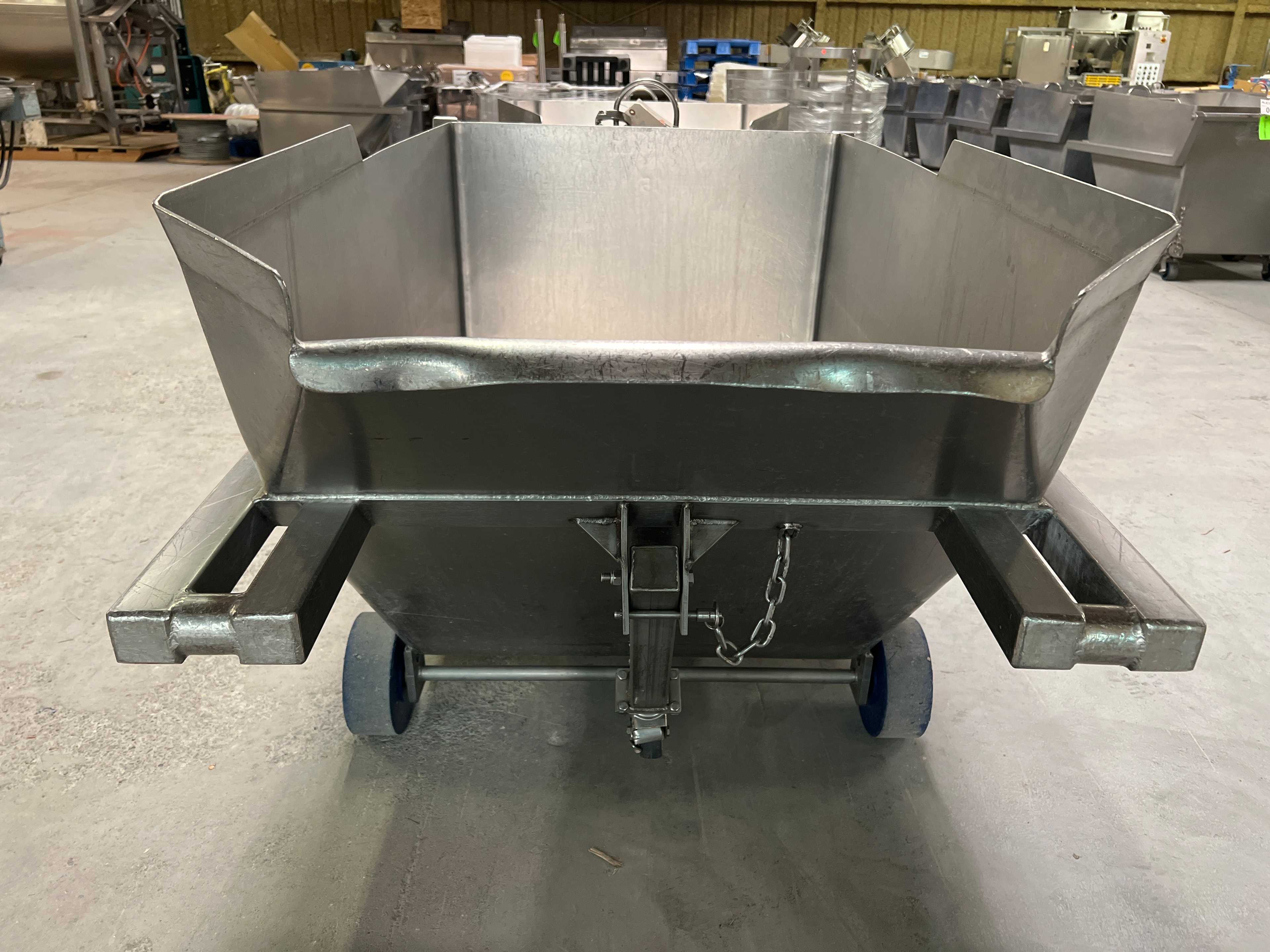 Stainless Steel Dump Cart Hopper