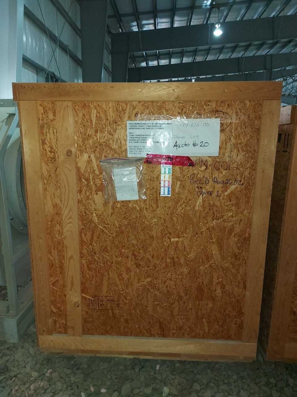 POWER UNIT FOR LIME KILN - ELECTRICAL COMPONENTS